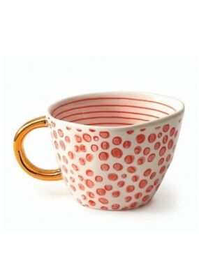Paper Source Ceramic Polka Dot Mug